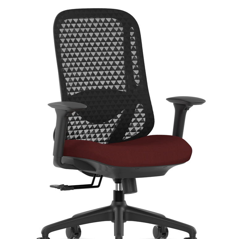 Prism Ergonomic Mesh Back Office Chair with Adjustable Arms