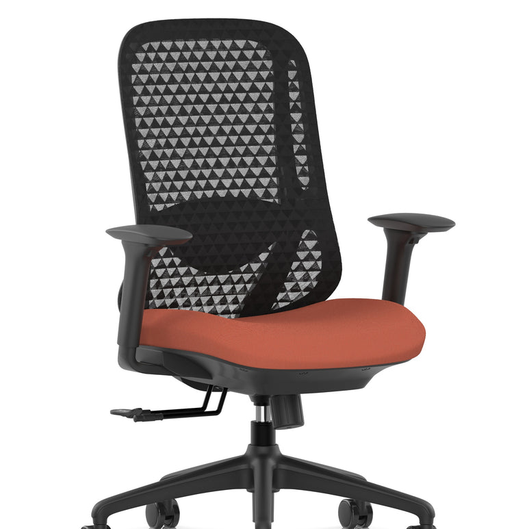 Prism Ergonomic Mesh Back Office Chair with Adjustable Arms