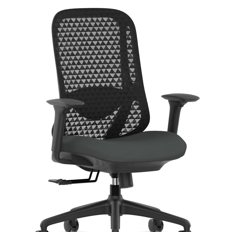 Prism Ergonomic Mesh Back Office Chair with Adjustable Arms