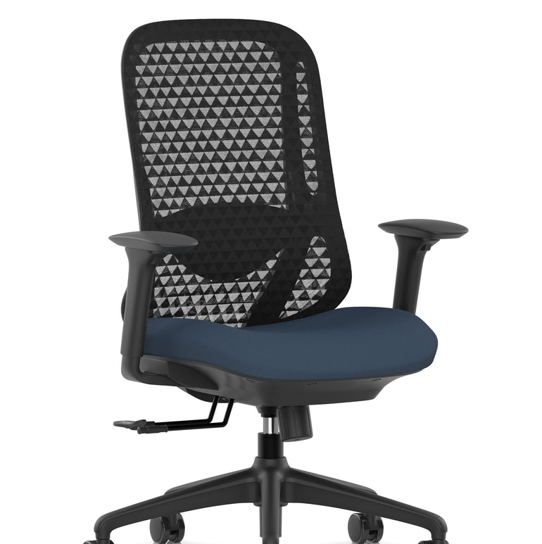 Prism Ergonomic Mesh Back Office Chair with Adjustable Arms