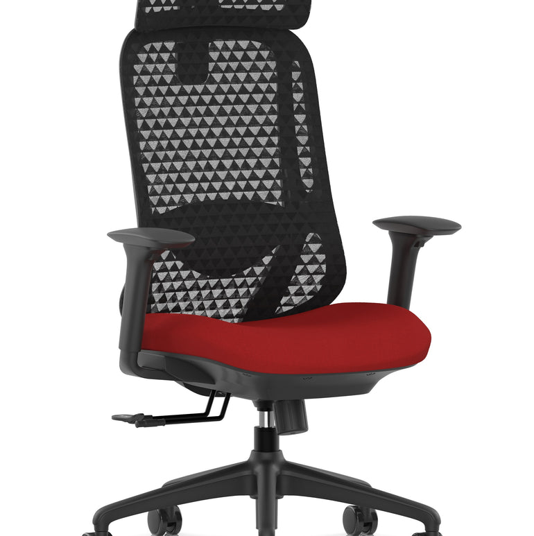 Prism Ergonomic Mesh Back Office Chair with Adjustable Arms