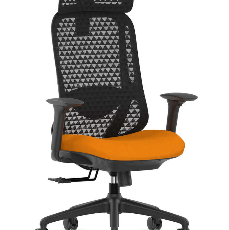 Prism Ergonomic Mesh Back Office Chair with Adjustable Arms