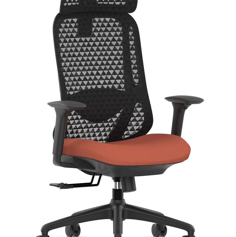 Prism Ergonomic Mesh Back Office Chair with Adjustable Arms
