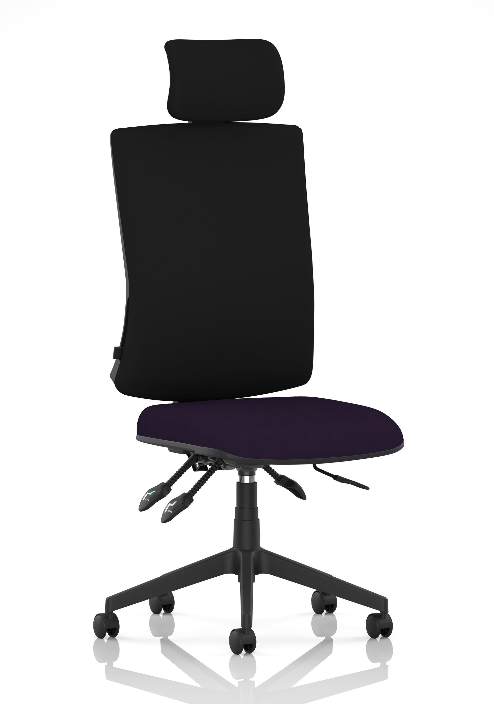 Orlena High Back Ergonomic Task Operator Office Chair with Headrest