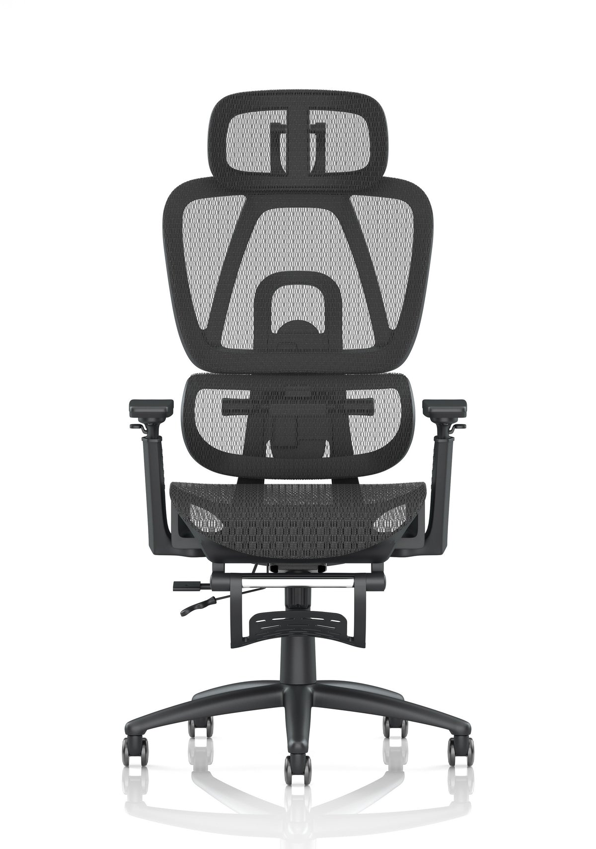 Horizon Executive Mesh Chair With Height Adjustable Arms and Footrest