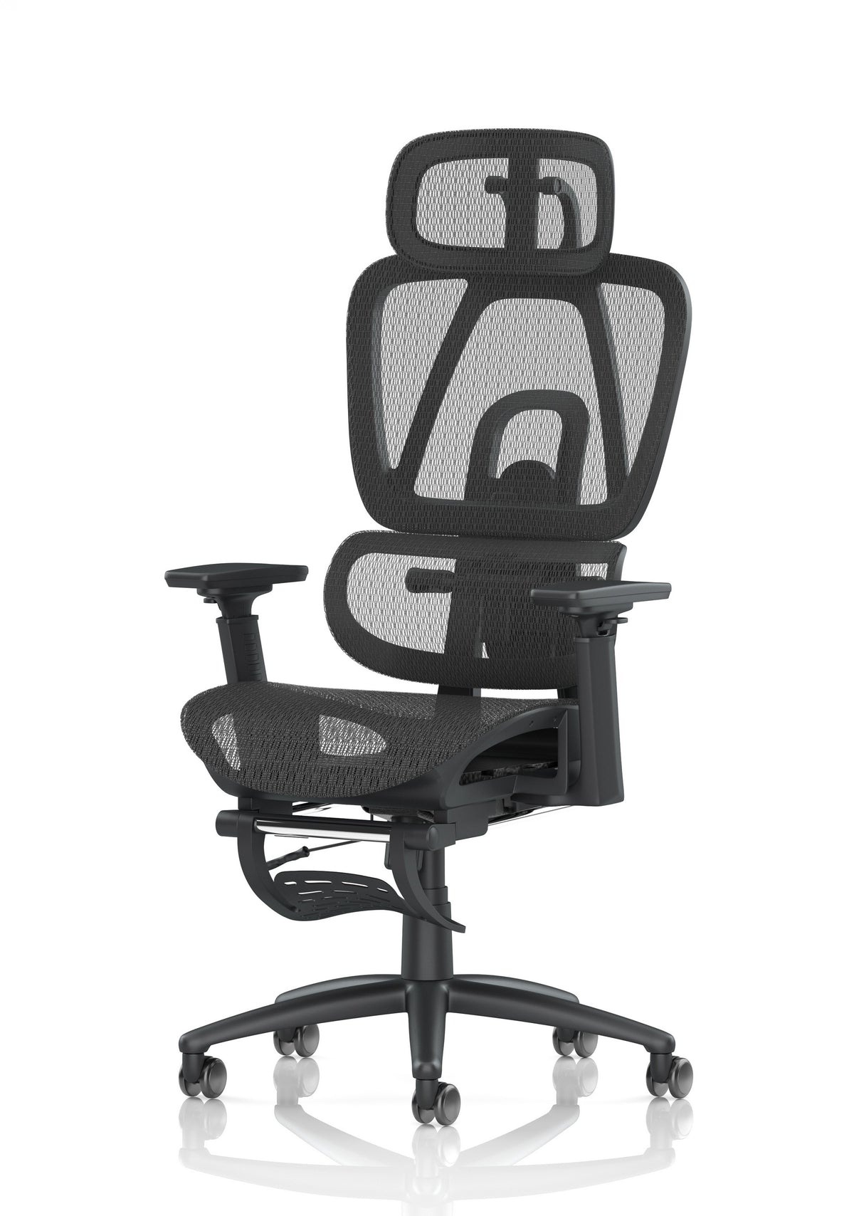 Horizon Executive Mesh Chair With Height Adjustable Arms and Footrest