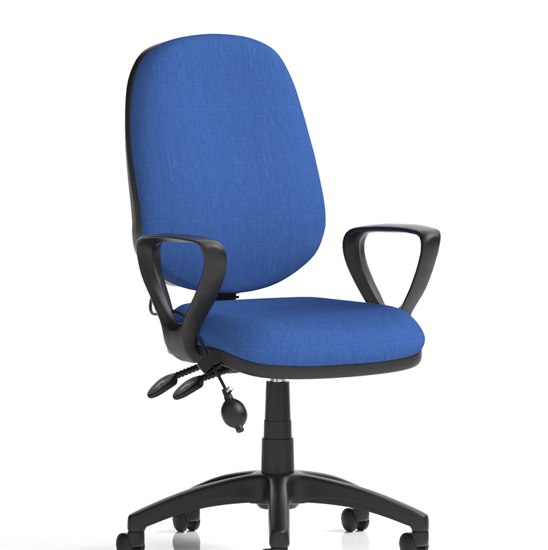 Eclipse Plus II Medium Back Task Operator Office Chair With Pump Lumbar