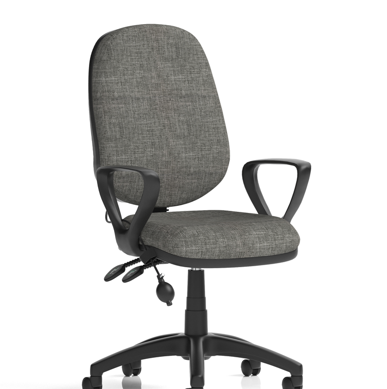 Eclipse Plus II Medium Back Task Operator Office Chair With Pump Lumbar