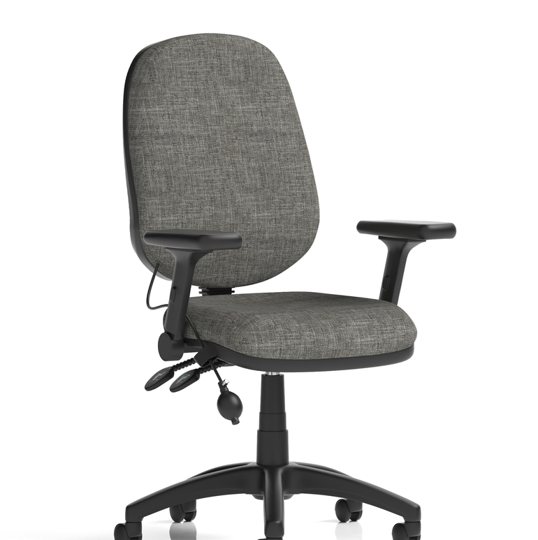 Eclipse Plus II Medium Back Task Operator Office Chair With Pump Lumbar