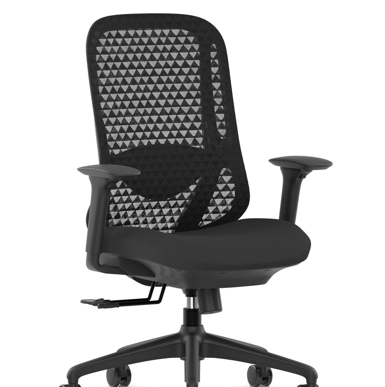 Prism Ergonomic Mesh Back Office Chair with Adjustable Arms