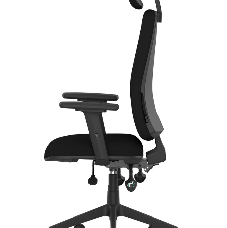 Orlena High Back Ergonomic Task Operator Office Chair with Headrest