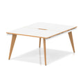  White/Natural Wood