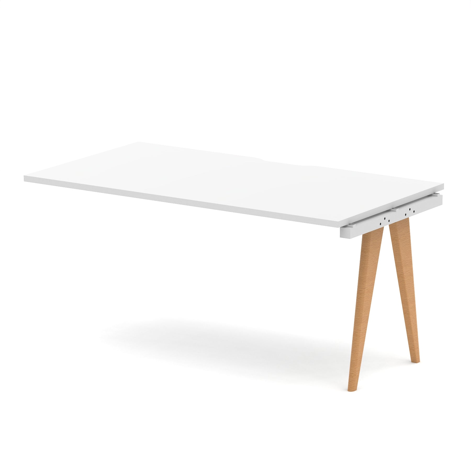 Oslo Single Row Bench Desk Extension Kit