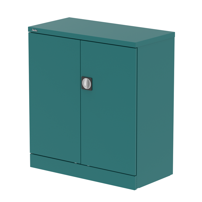 Qube Stationery 2-Door Cupboard With Shelves