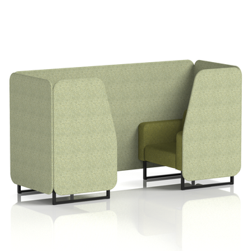 Rivet - Burnish Panels And Olive Sofa