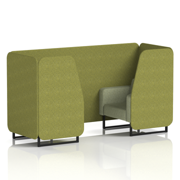 Rivet - Olive Panels And Burnish Sofa