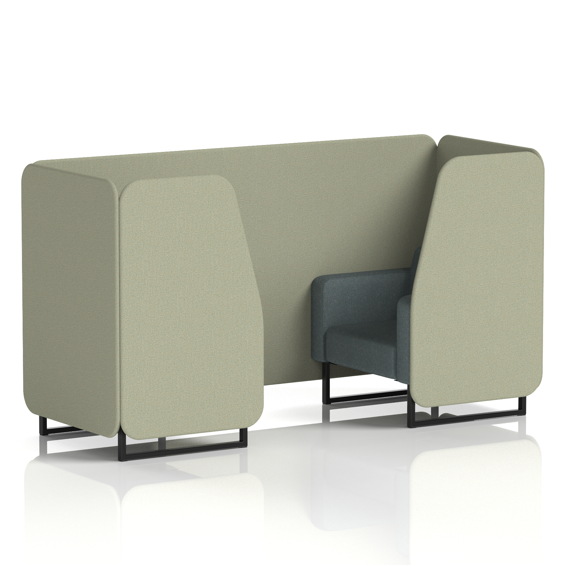 Brixworth Booth in Two Tone