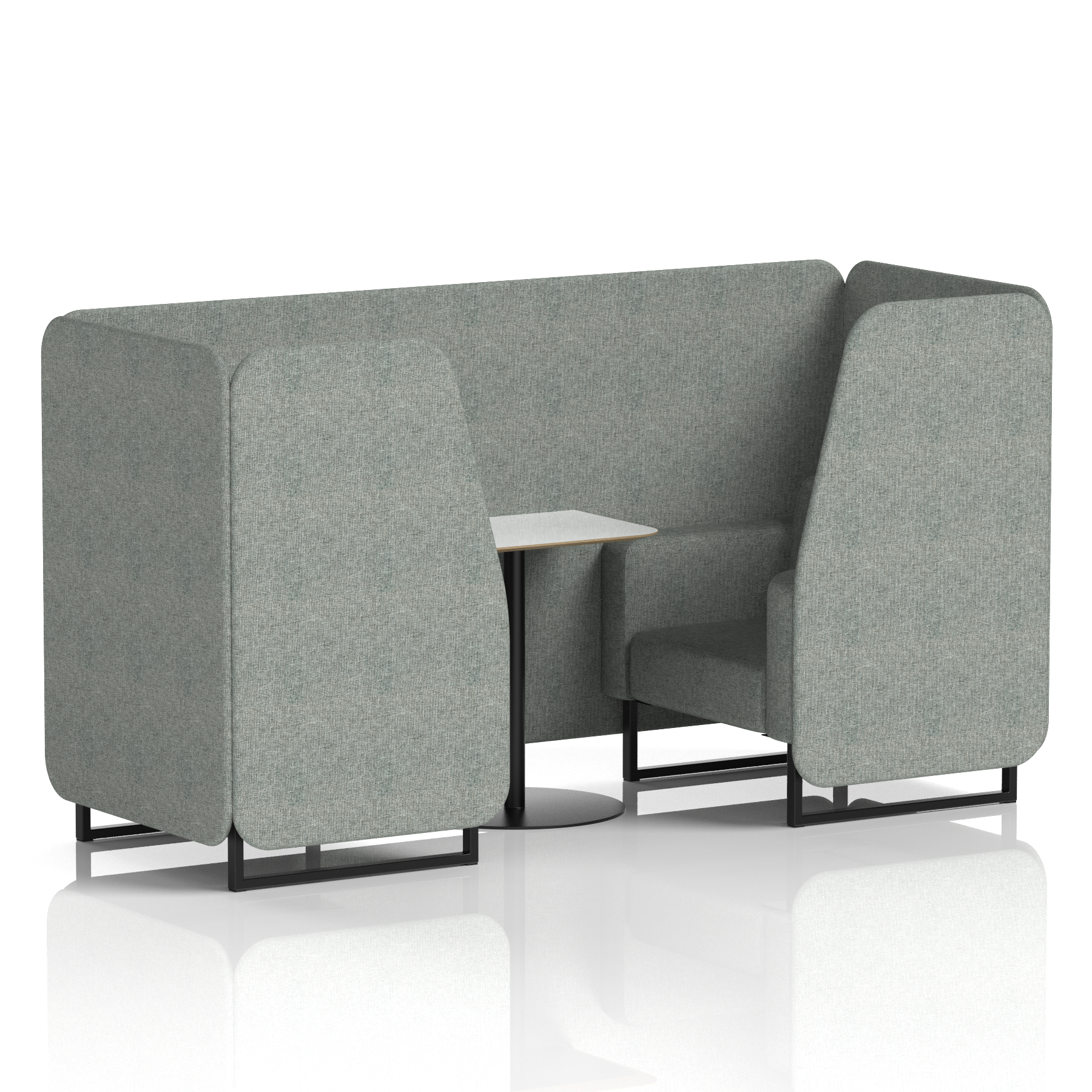Brixworth Booth With White Table In Single Tone