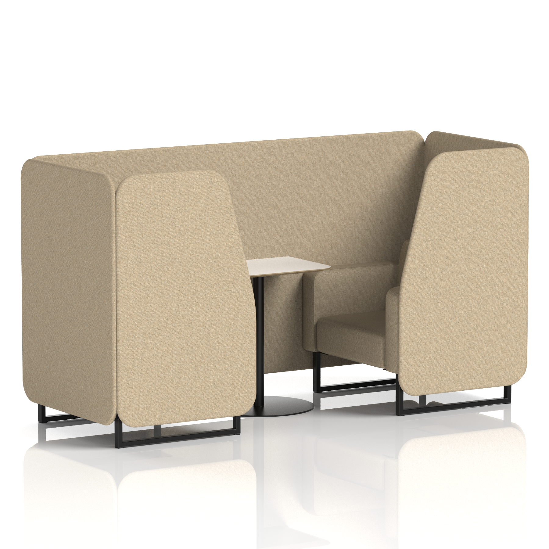 Brixworth Booth With White Table In Single Tone