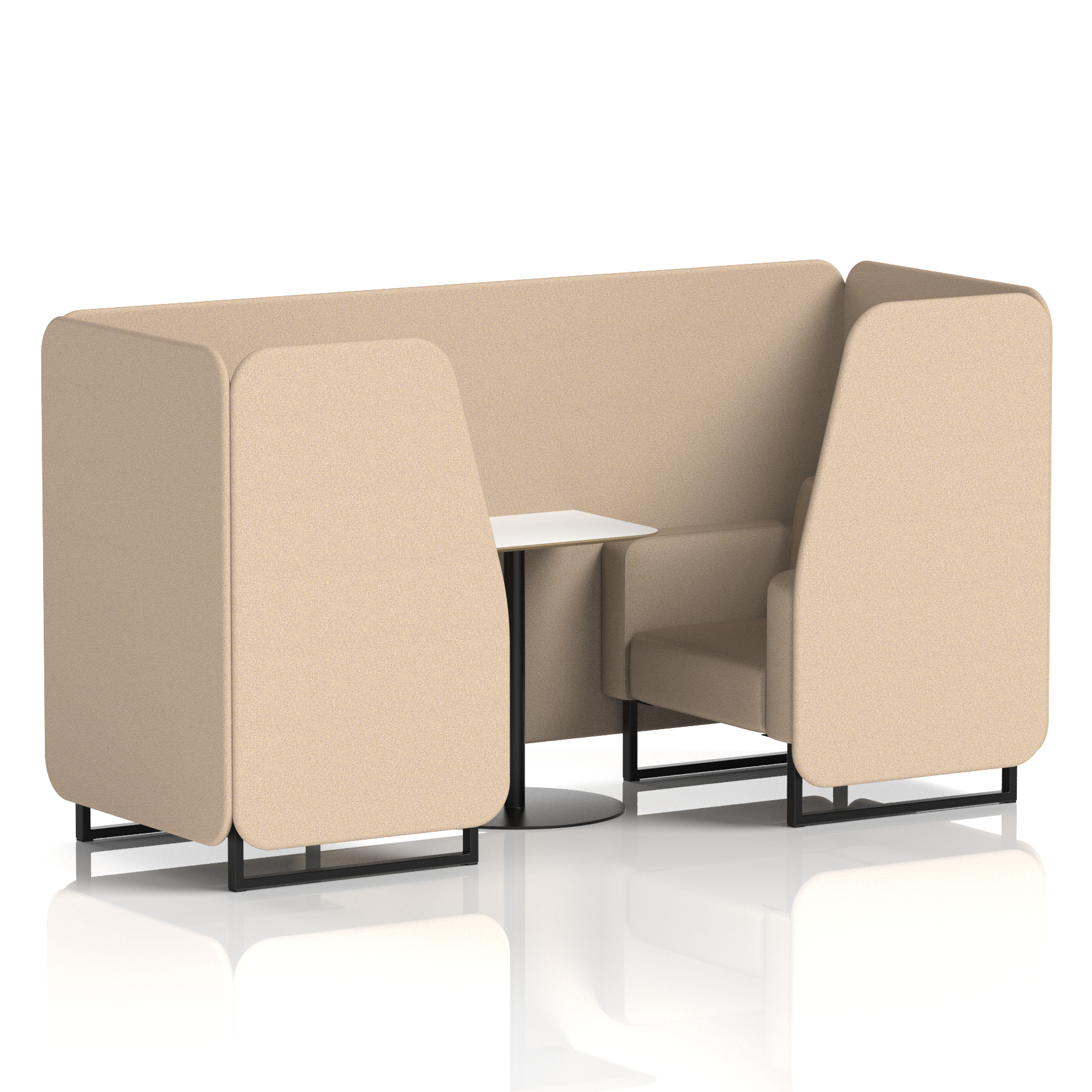 Brixworth Booth With White Table In Single Tone