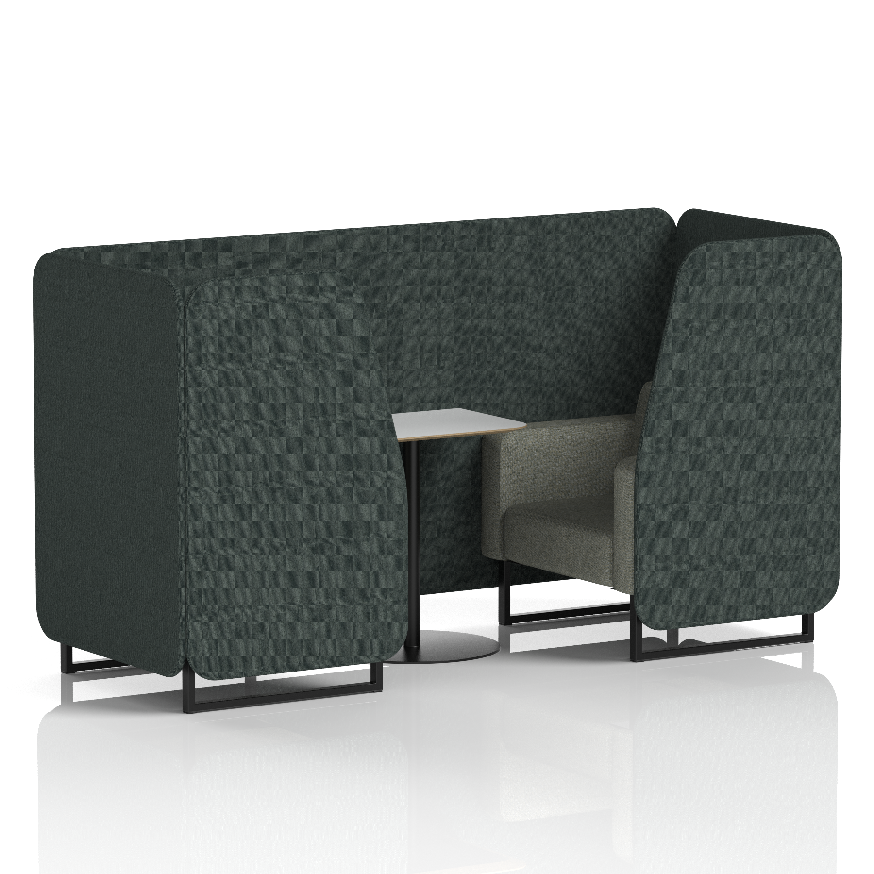 Brixworth Booth With White Table In Two Tone