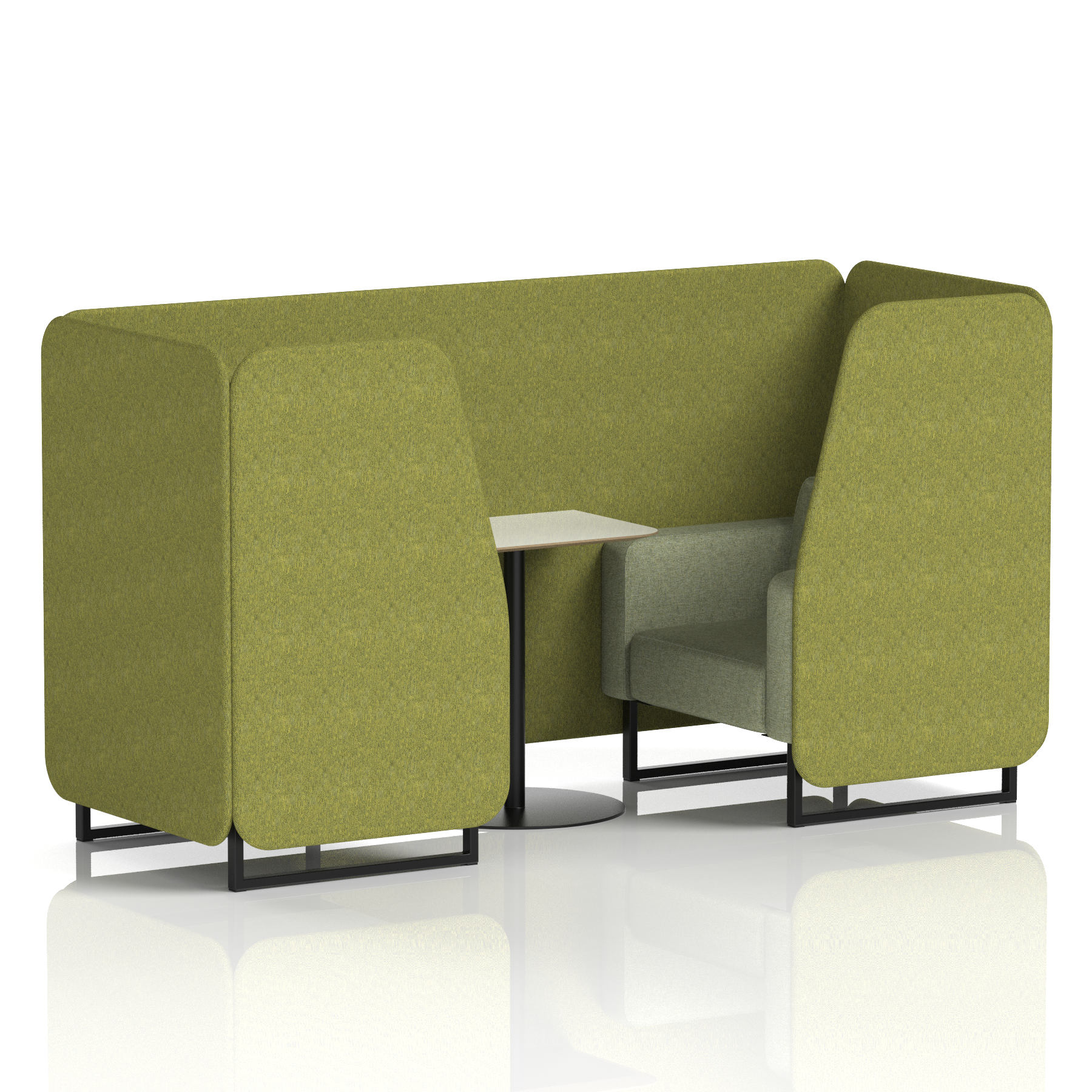 Brixworth Booth With White Table In Two Tone
