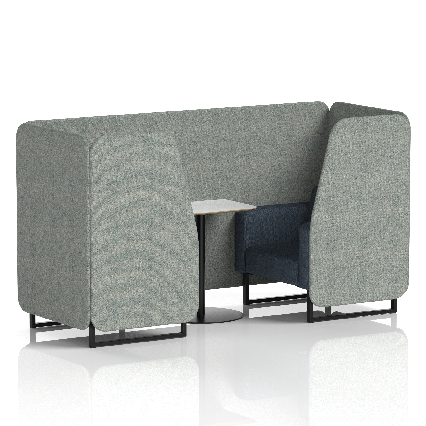 Brixworth Booth With White Table In Two Tone