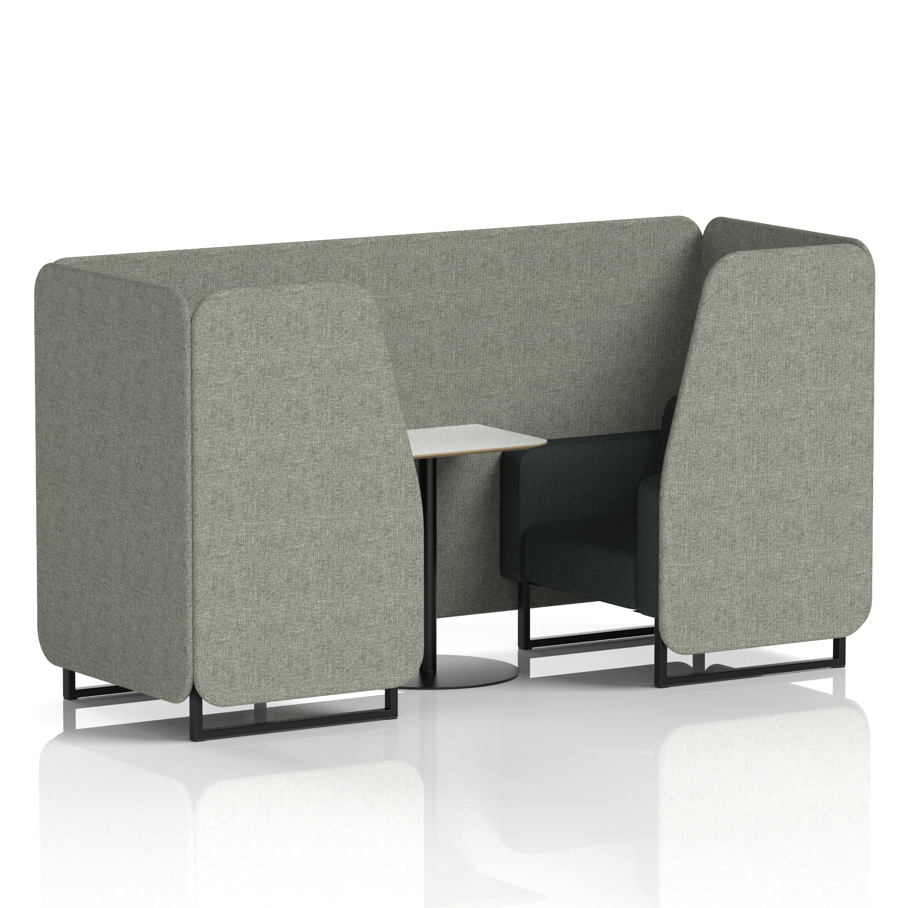 Brixworth Booth With White Table In Two Tone
