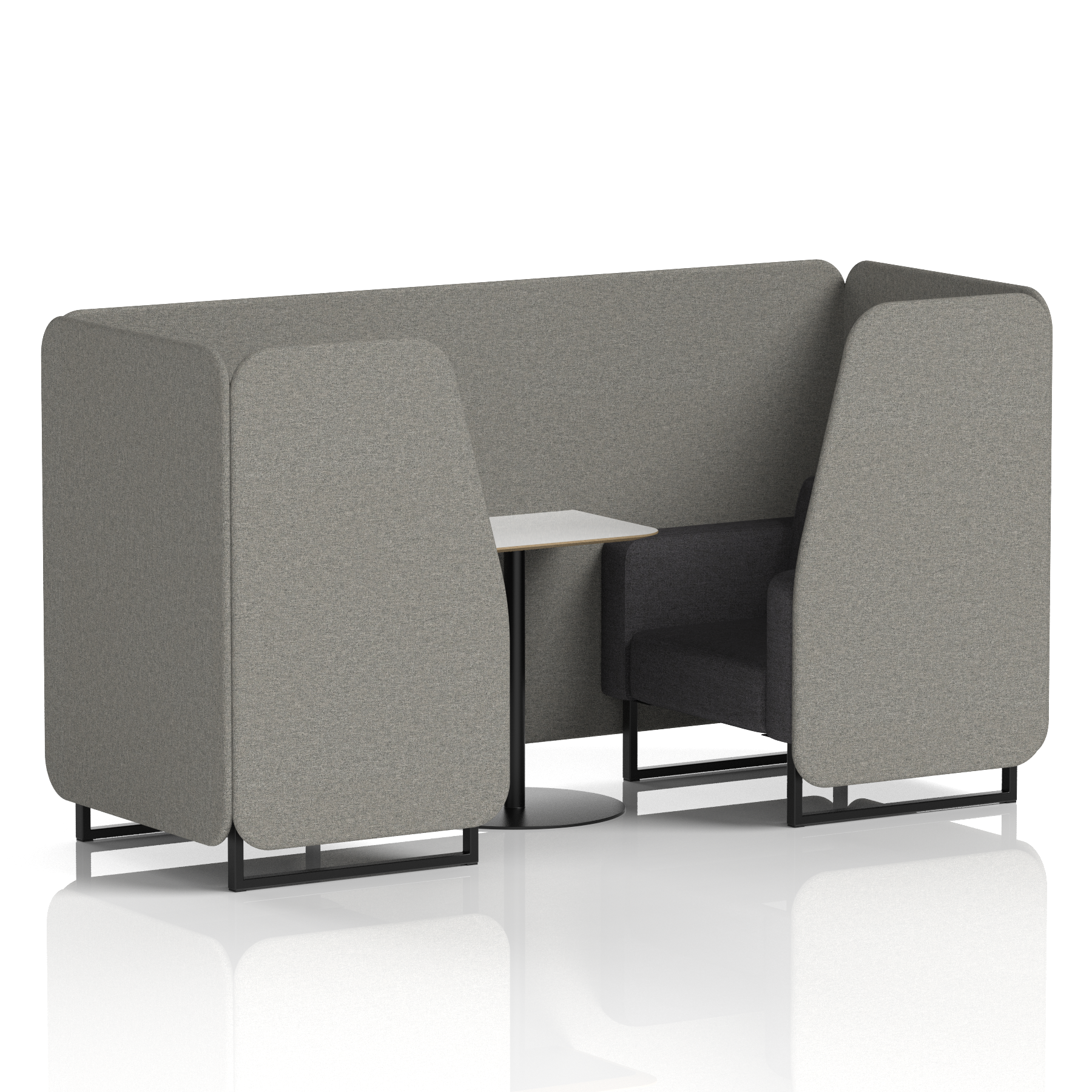 Brixworth Booth With White Table In Two Tone