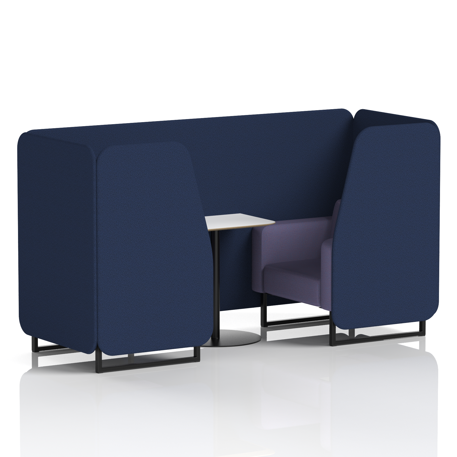 Brixworth Booth With White Table In Two Tone