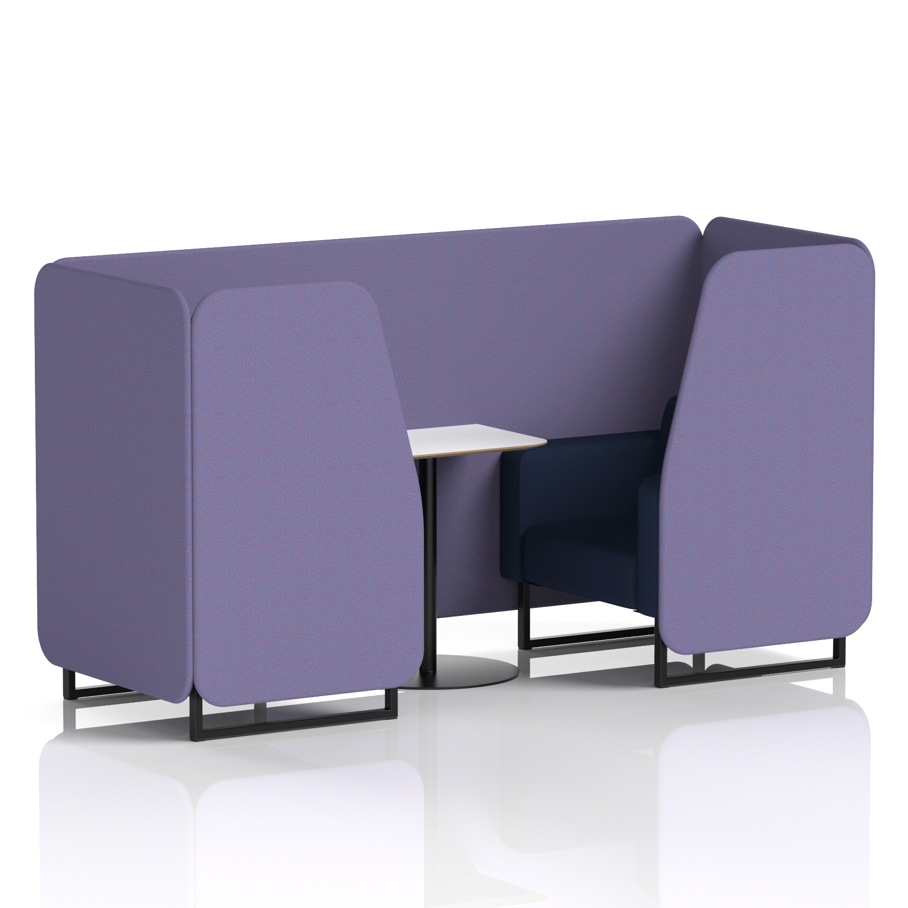 Brixworth Booth With White Table In Two Tone