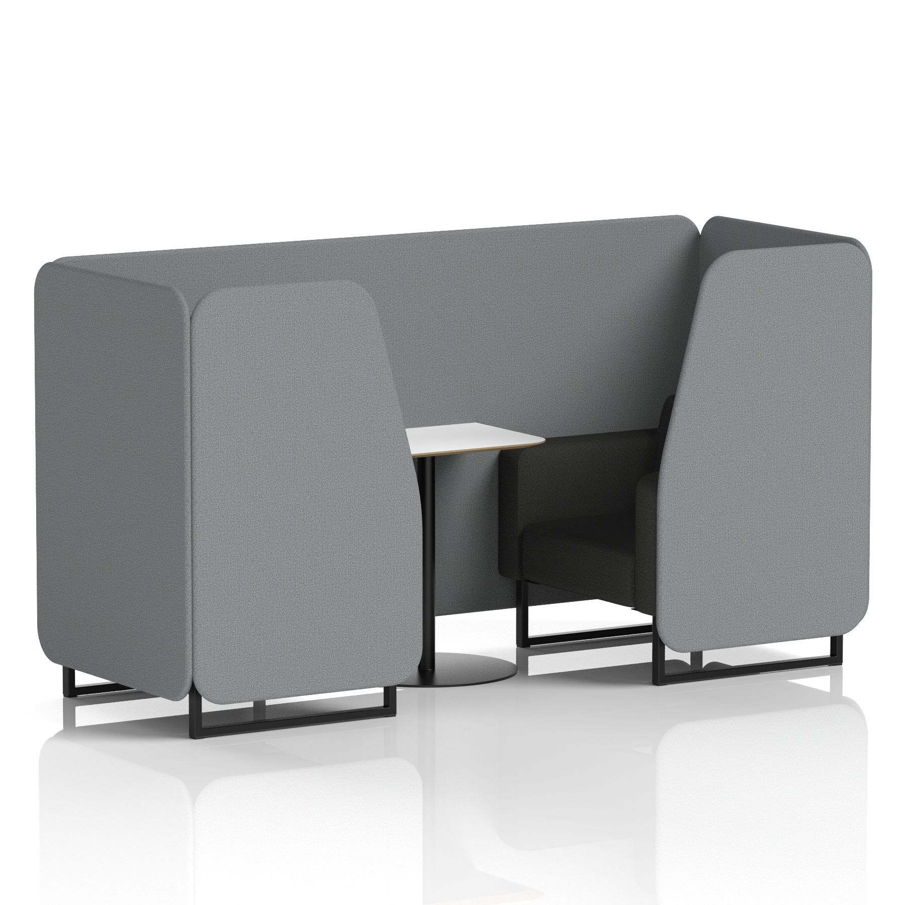 Brixworth Booth With White Table In Two Tone