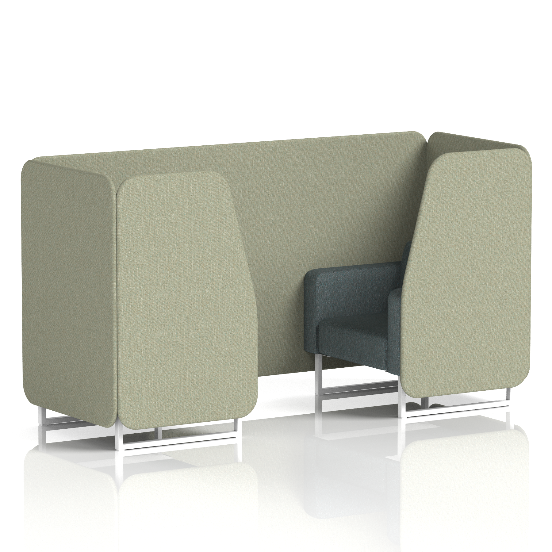 Brixworth Booth in Two Tone
