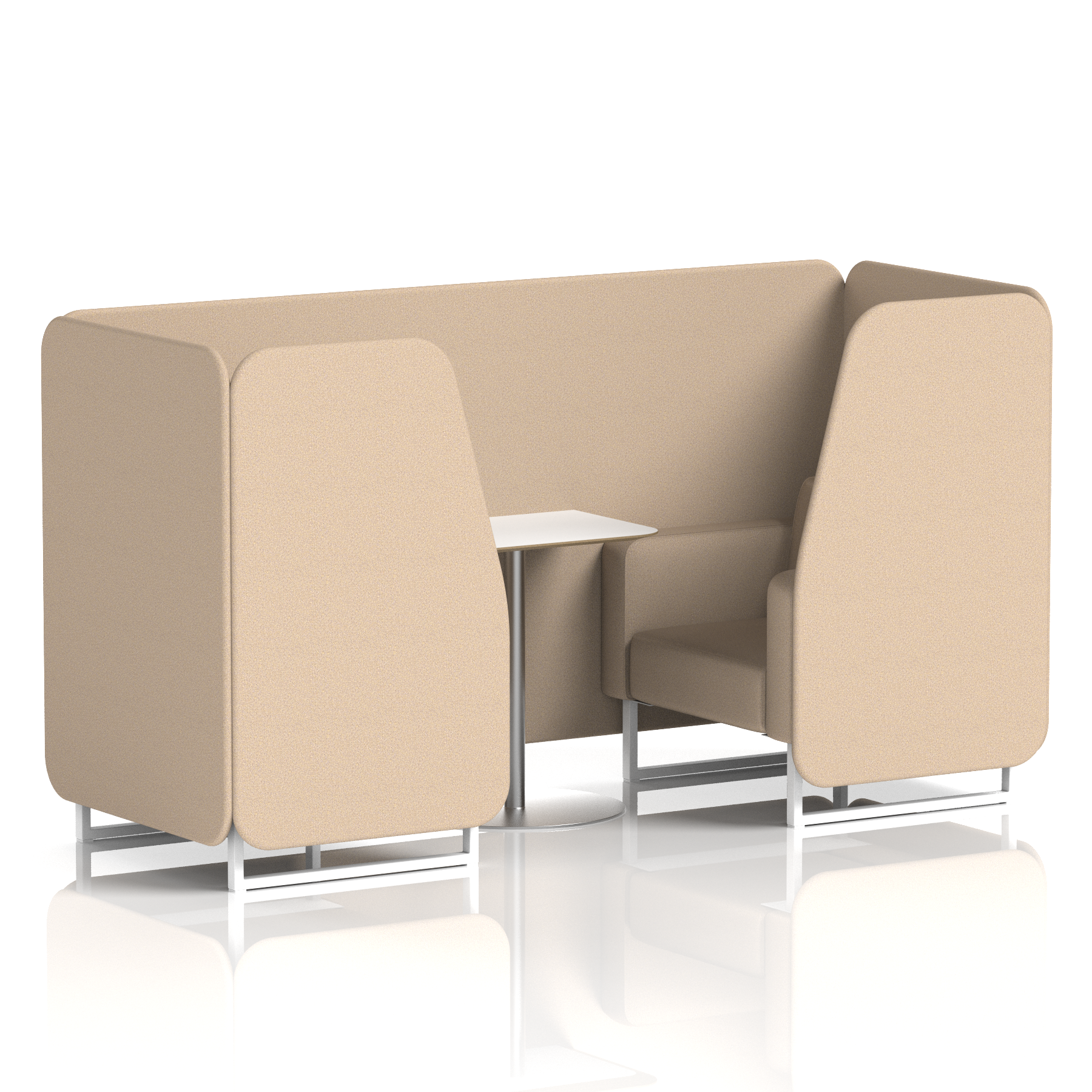 Brixworth Booth With White Table In Single Tone