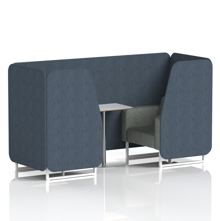 Brixworth Booth With White Table In Two Tone