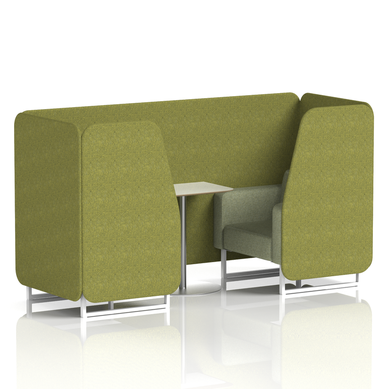 Brixworth Booth With White Table In Two Tone