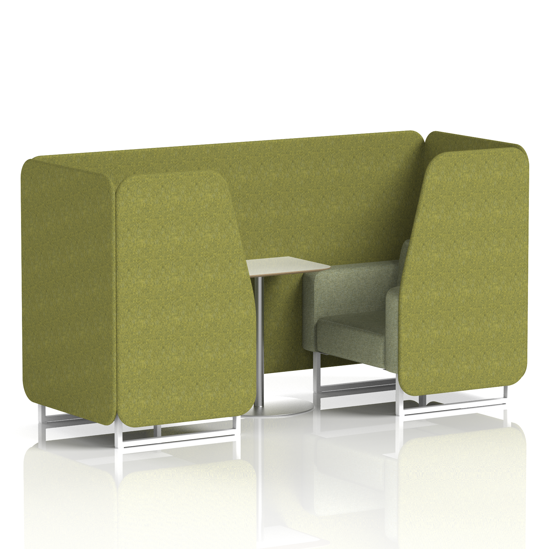 Brixworth Booth With White Table In Two Tone
