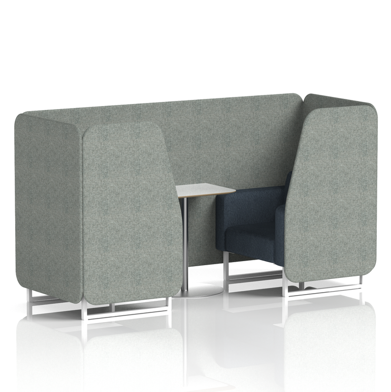 Brixworth Booth With White Table In Two Tone