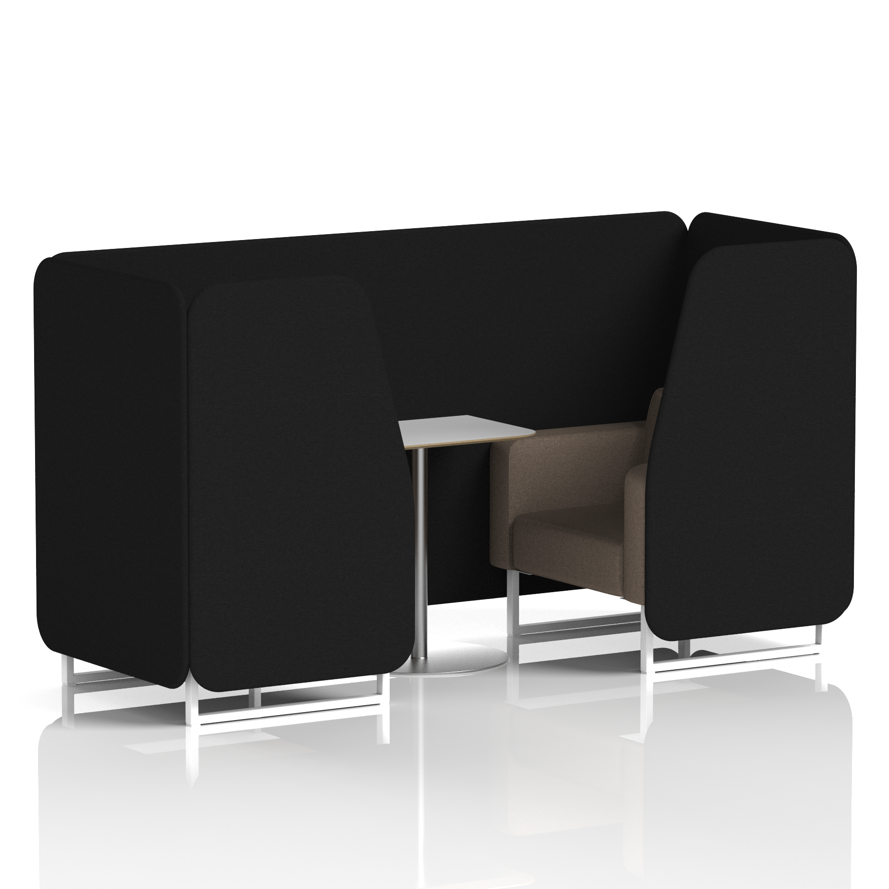 Brixworth Booth With White Table In Two Tone