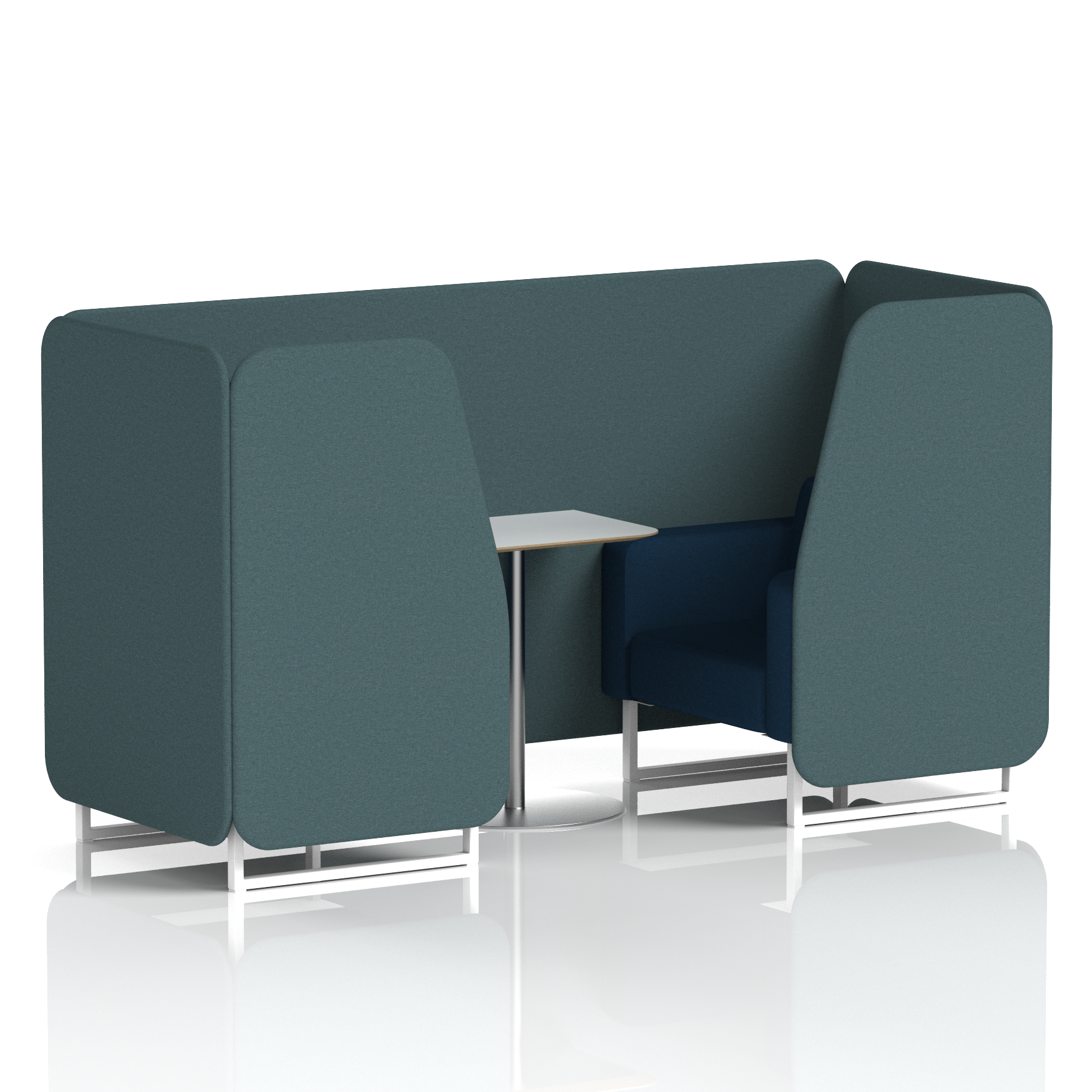 Brixworth Booth With White Table In Two Tone