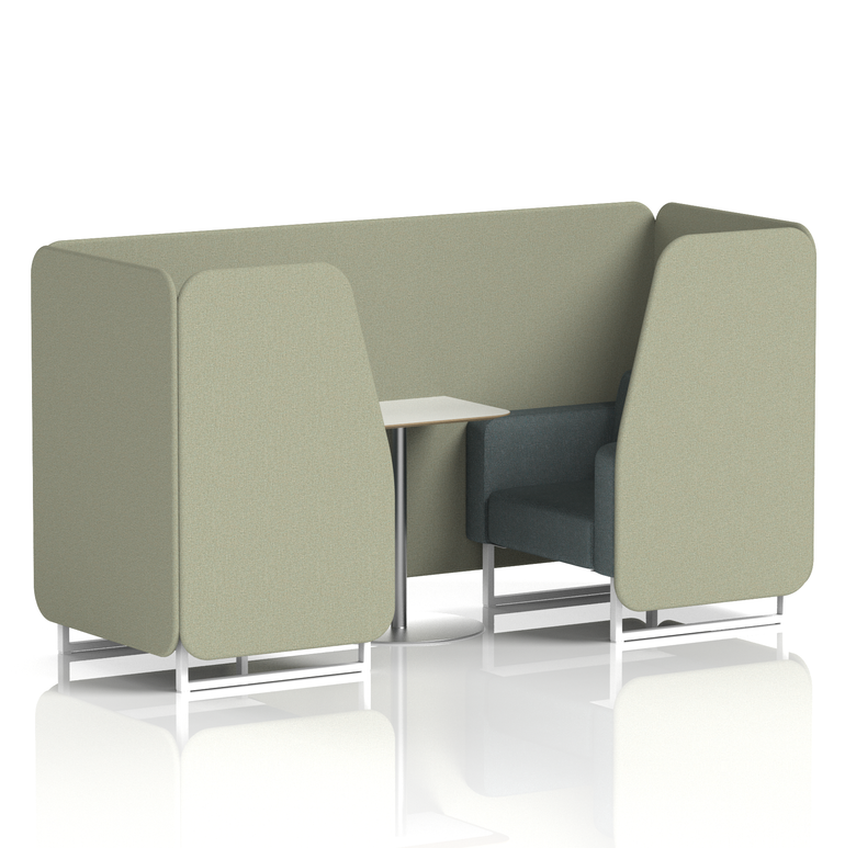 Brixworth Booth With White Table In Two Tone