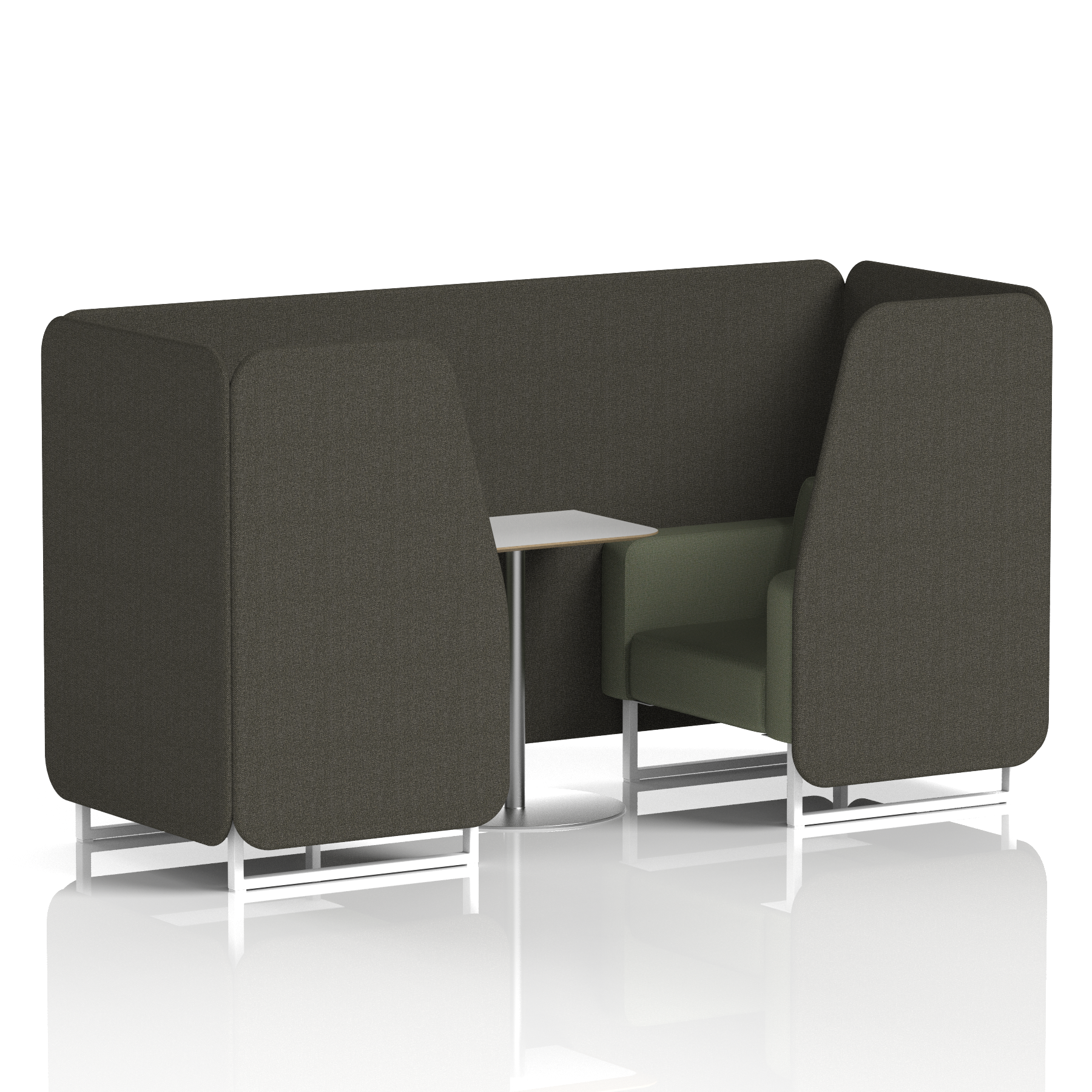 Brixworth Booth With White Table In Two Tone