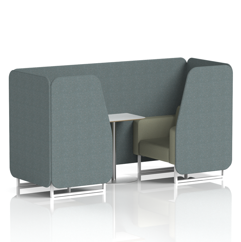 Brixworth Booth With White Table In Two Tone
