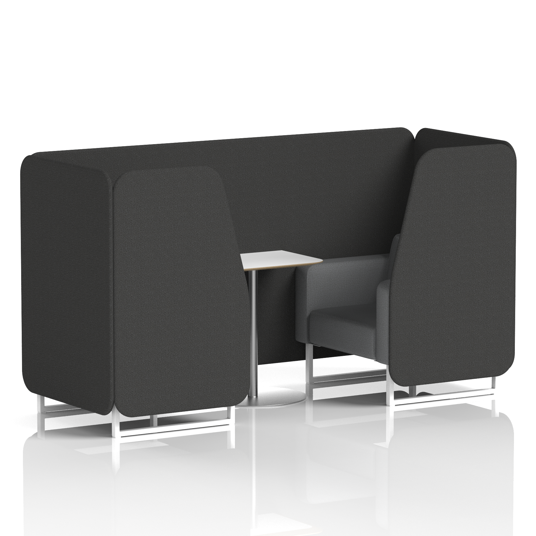 Brixworth Booth With White Table In Two Tone