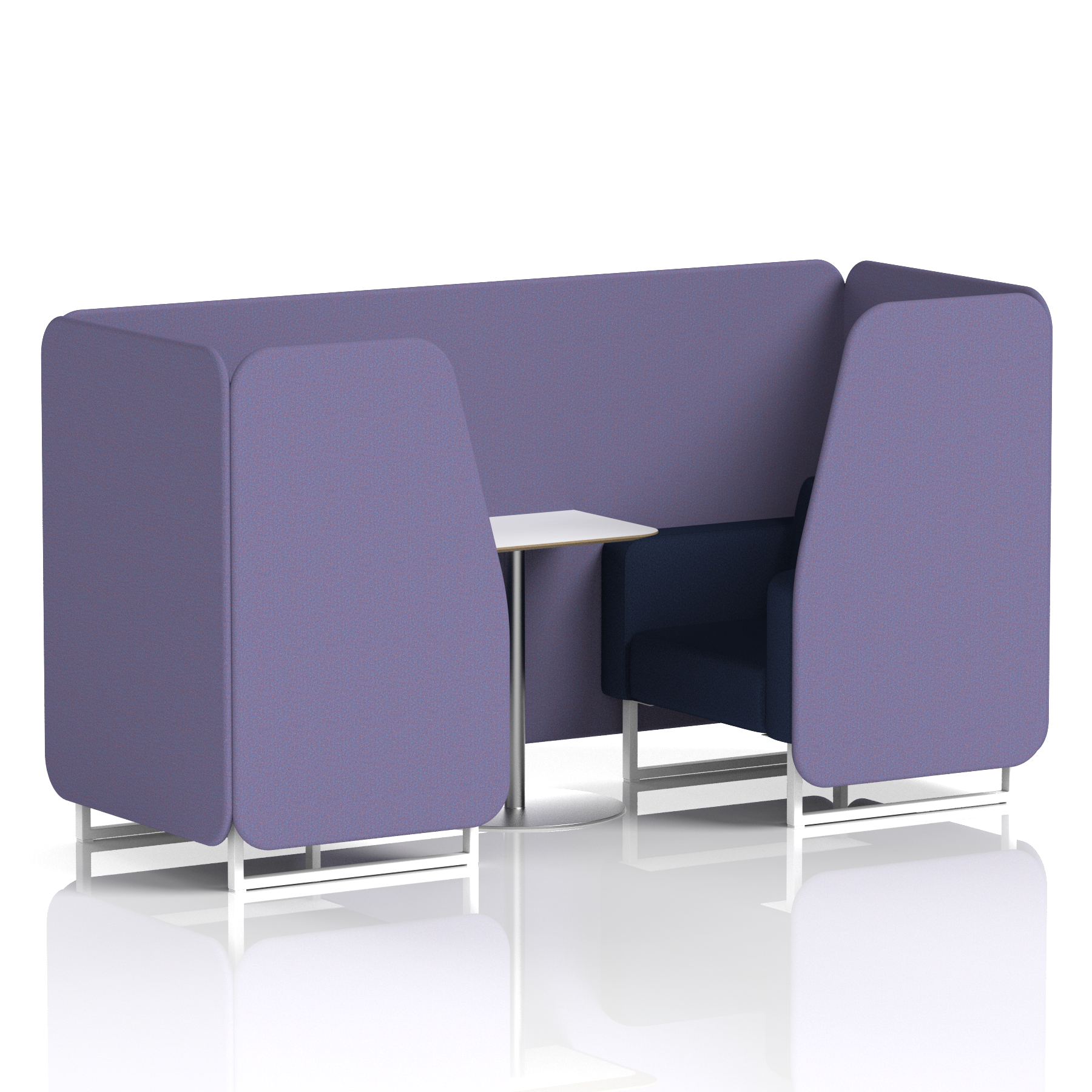 Brixworth Booth With White Table In Two Tone