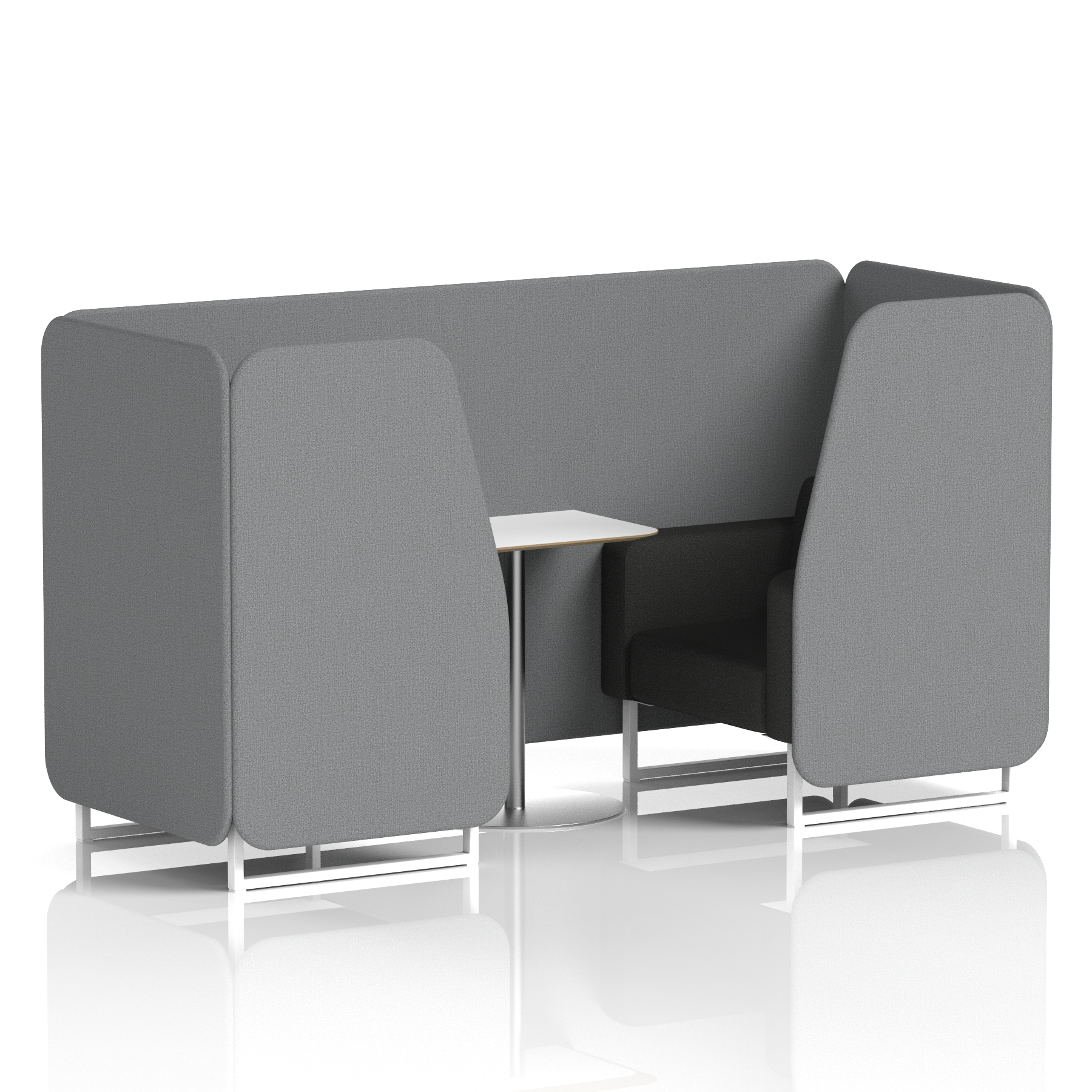 Brixworth Booth With White Table In Two Tone