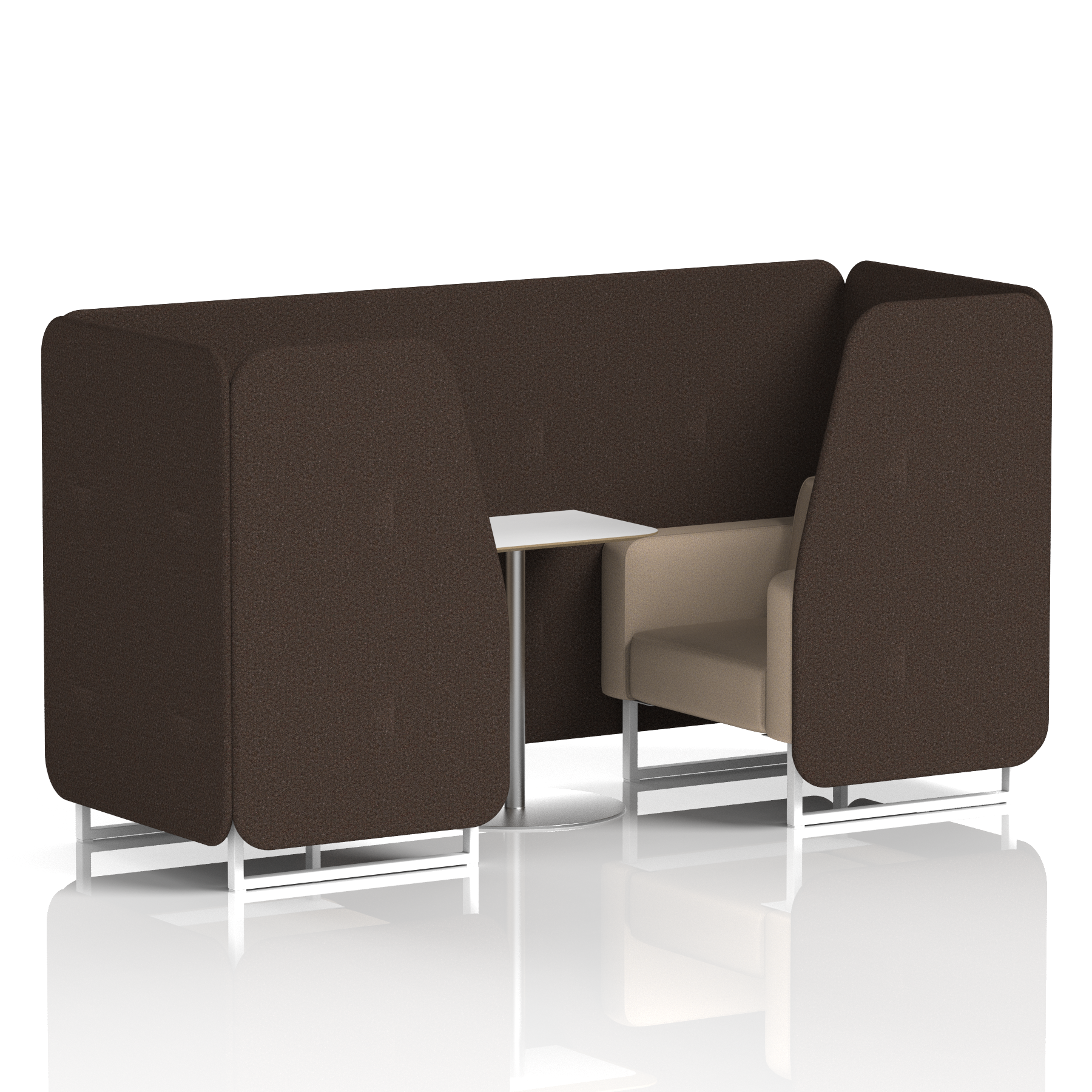 Brixworth Booth With White Table In Two Tone