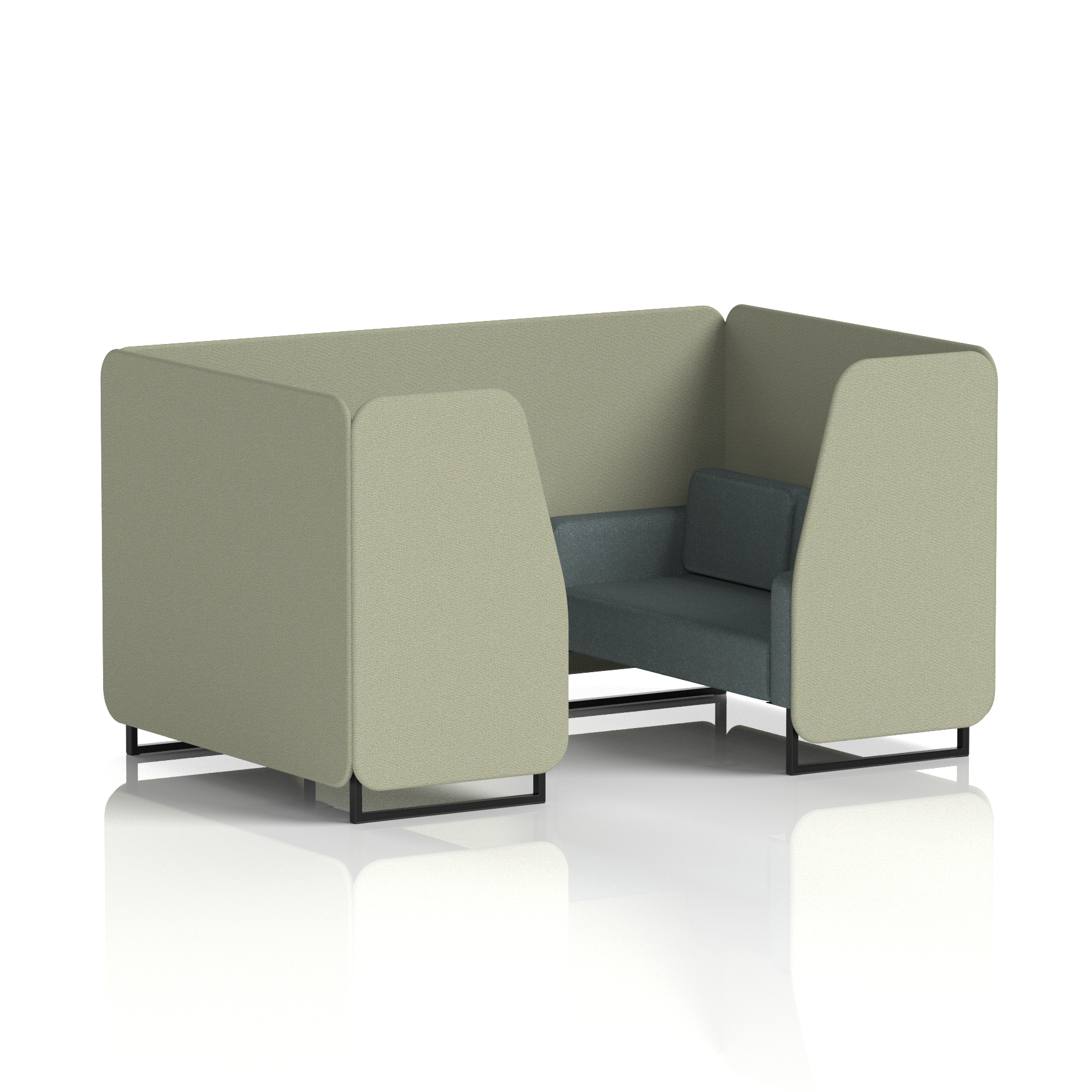 Brixworth Booth in Two Tone