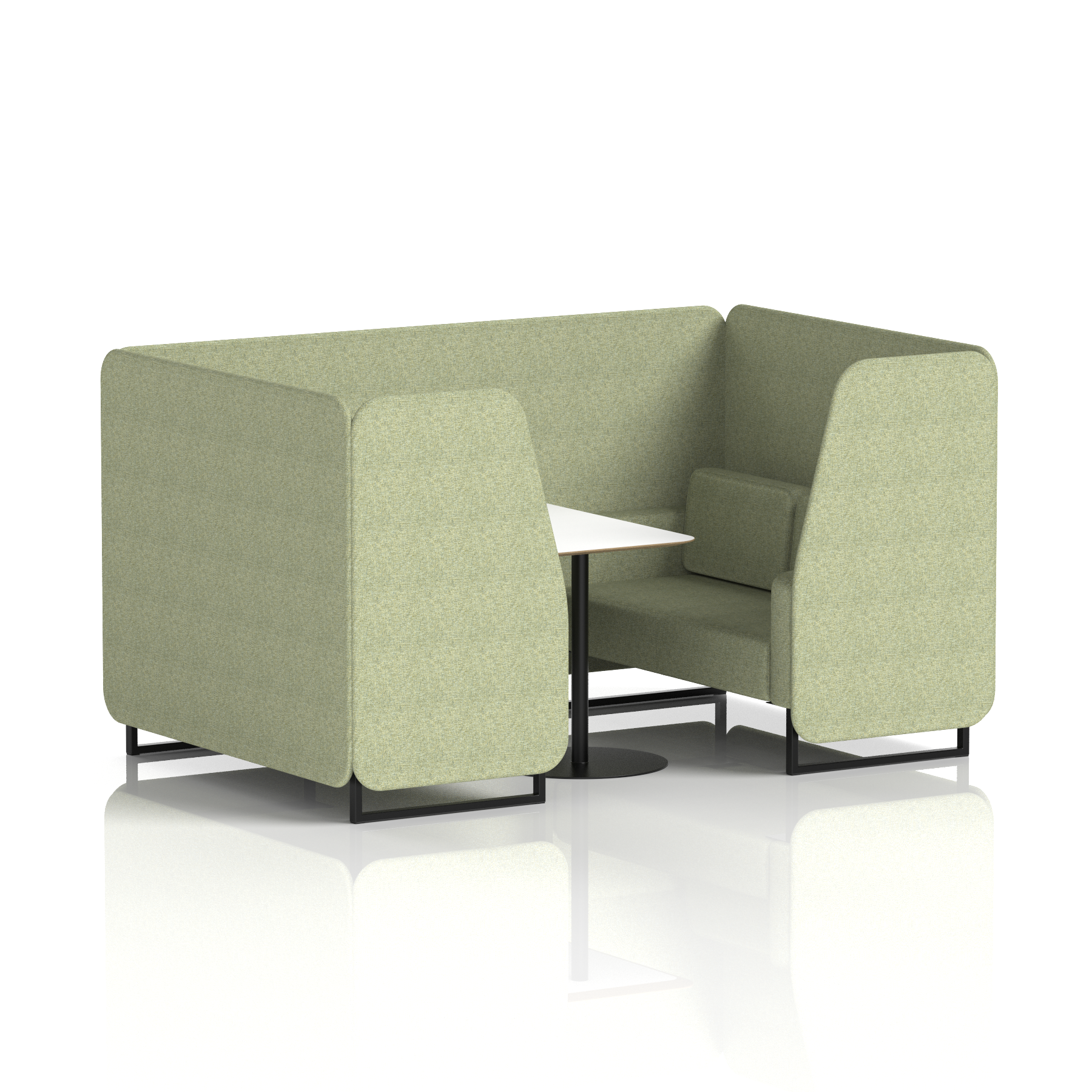 Brixworth Booth With White Table In Single Tone