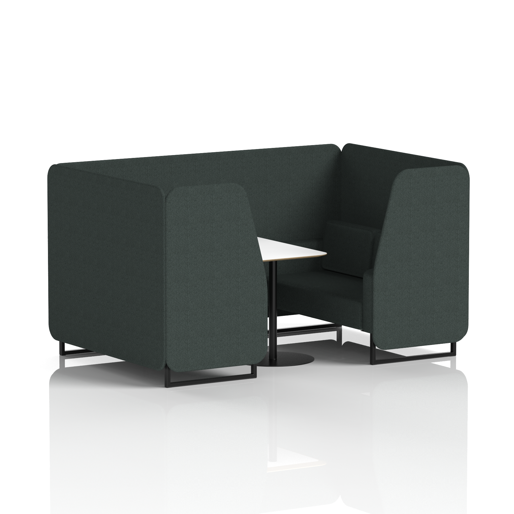 Brixworth Booth With White Table In Single Tone